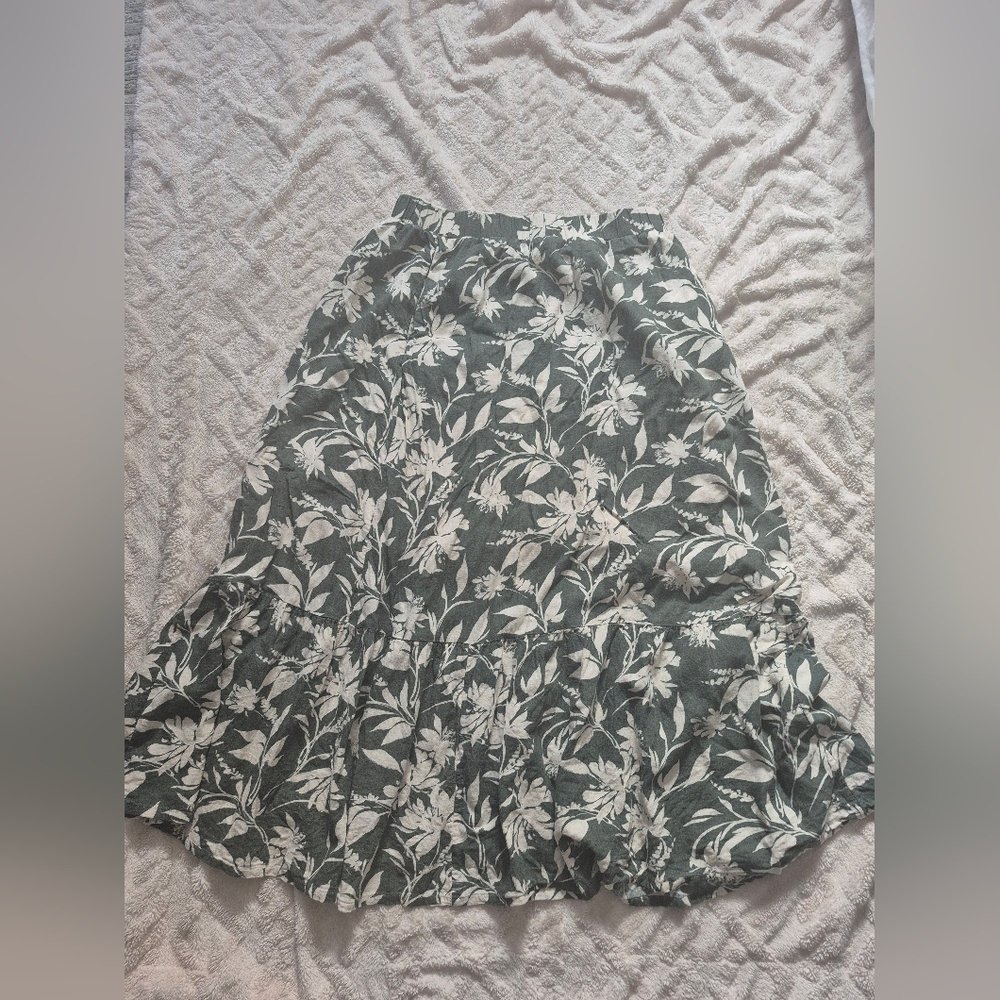 A& F Linen Maxi Skirt